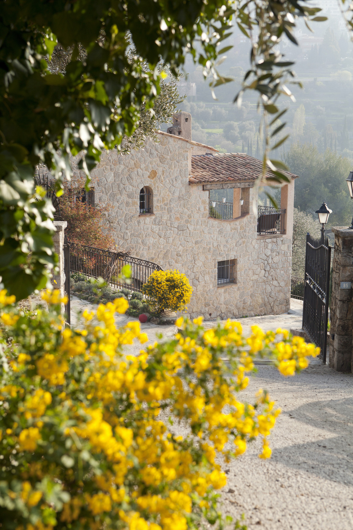 The entrance to Nicole Bekdache's home, Grasse, France, 30 March 2012