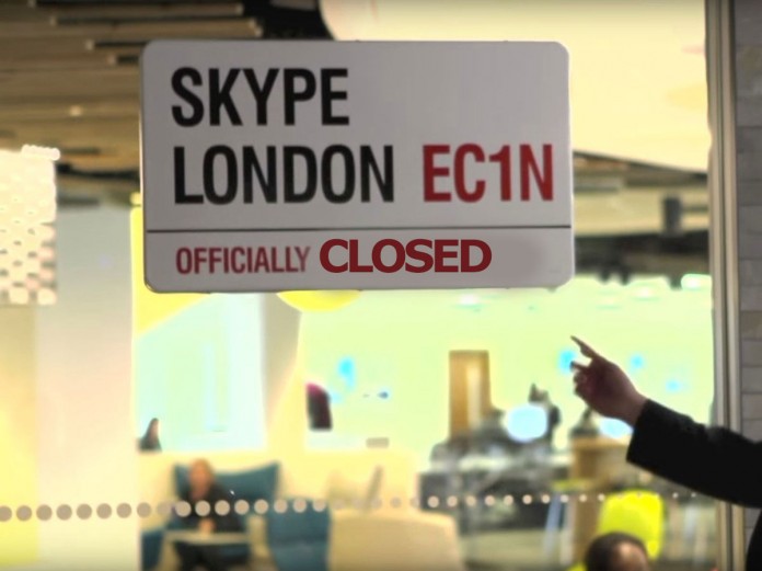 Microsoft Închide birourile Skype din Londra