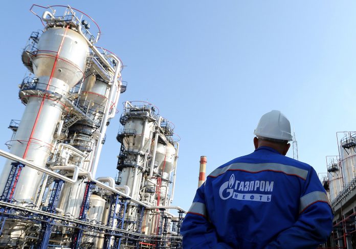 Production Facilities At OAO Gazprom Neft's Refinery Gazprom