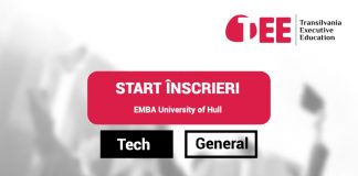 Executive MBA Universitatea Hull, şcoala de business 100% britanică din Cluj-Napoca, lansează specializarea Tech EMBA