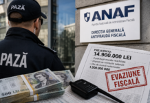 Firmă de pază din București, prinsă într-o anchetă ANAF după un circuit de aproape 15 milioane de lei: ore fictive, bani scoși din casierie și suspiciuni de salarii plătite la negru Firmă de pază din București anchetată de ANAF pentru un prejudiciu de aproape 15 milioane de lei