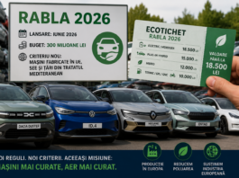 Rabla 2026 schimbă regulile jocului: mașinile fabricate în afara Europei riscă să piardă accesul la bonusurile de stat, iar producătorii auto intră într-o luptă dură pentru sute de milioane de lei Rabla 2026 și noile reguli privind eligibilitatea mașinilor fabricate în Europa