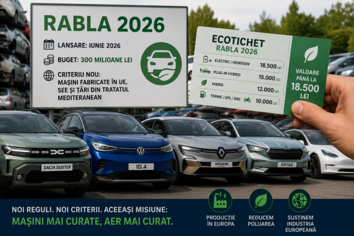 Rabla 2026 și noile reguli privind eligibilitatea mașinilor fabricate în Europa