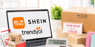 Taxă nouă pentru comenzile de pe Temu, Shein și Trendyol: cumpărăturile ieftine din afara UE devin mai scumpe de la 1 iulie, iar costurile pot crește cu zeci de lei pentru fiecare colet taxa nouă pentru comenzile de pe Temu Shein și Trendyol din Uniunea Europeană