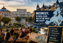 Bucureștiul intră în elita destinațiilor low-cost din Europa: capitala României depășește zeci de orașe turistice celebre și ajunge pe locul 2 în clasamentul celor mai accesibile city-break-uri din 2026 Bucureștiul în topul celor mai ieftine destinații din Europa în 2026