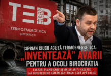 Ciprian Ciucu acuză Termoenergetica că „inventează” avarii pentru a ocoli birocrația. Lucrări planificate de un an ar fi mascate, iar bucureștenii rămân săptămâni fără apă caldă Ciprian Ciucu acuză Termoenergetica că maschează lucrări de investiții drept avarii