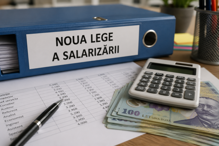 Documente privind noua lege a salarizării pe masa de lucru din Parlament, reforma urmând să stabilească noile grile salariale pentru angajații din sectorul public.
