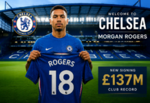 Chelsea sparge banca! A plătit 137 de milioane de euro pentru Morgan Rogers, cel mai scump transfer din istoria clubului Chelsea a oficializat transferul lui Morgan Rogers pentru 137 de milioane de euro.