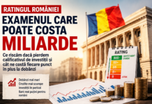 Ratingul României: examenul care poate costa miliarde. Ce se întâmplă dacă pierdem calificativul de investiții și de ce fiecare punct în plus la dobânzi ajunge în buzunarul contribuabililor Ratingul României analizat de marile agenții financiare, cu grafice economice și clădiri de birouri din București